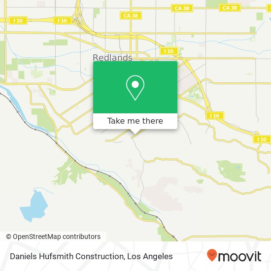 Daniels Hufsmith Construction map