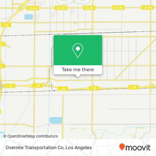 Overnite Transportation Co map