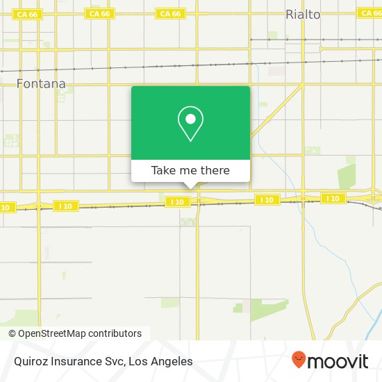 Quiroz Insurance Svc map