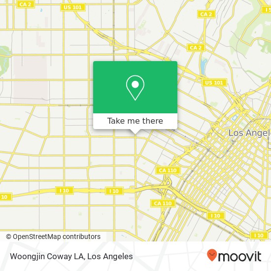 Woongjin Coway LA map
