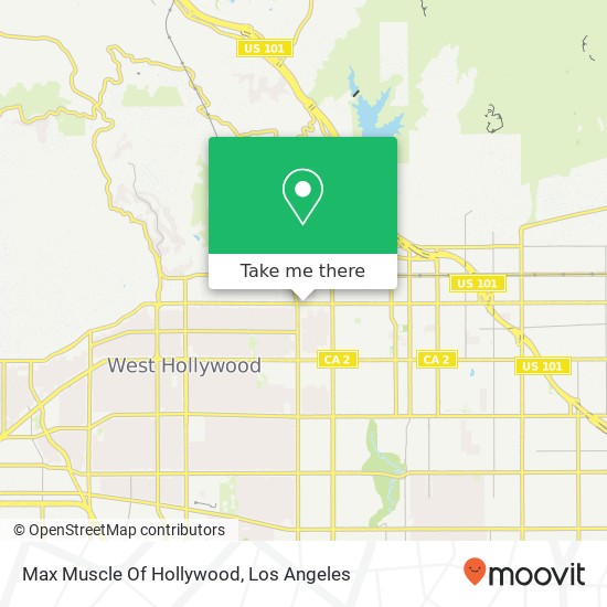 Max Muscle Of Hollywood map