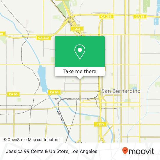 Mapa de Jessica 99 Cents & Up Store