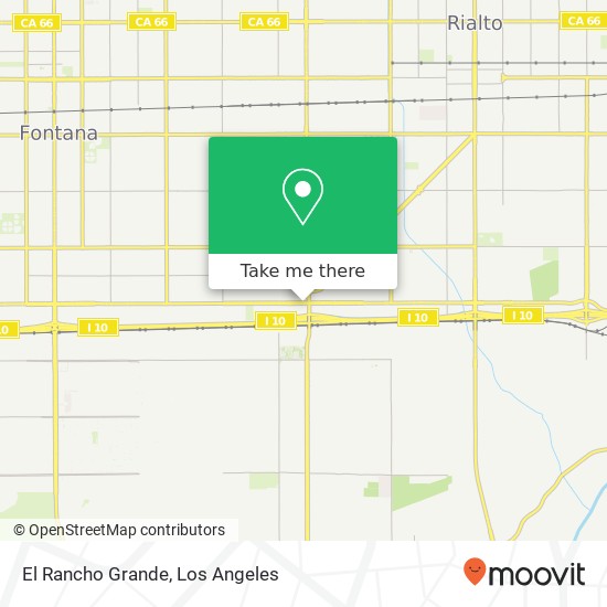 Mapa de El Rancho Grande