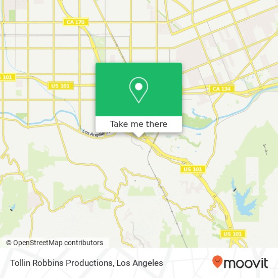 Mapa de Tollin Robbins Productions