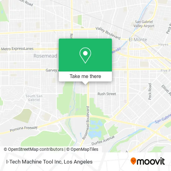 I-Tech Machine Tool Inc map