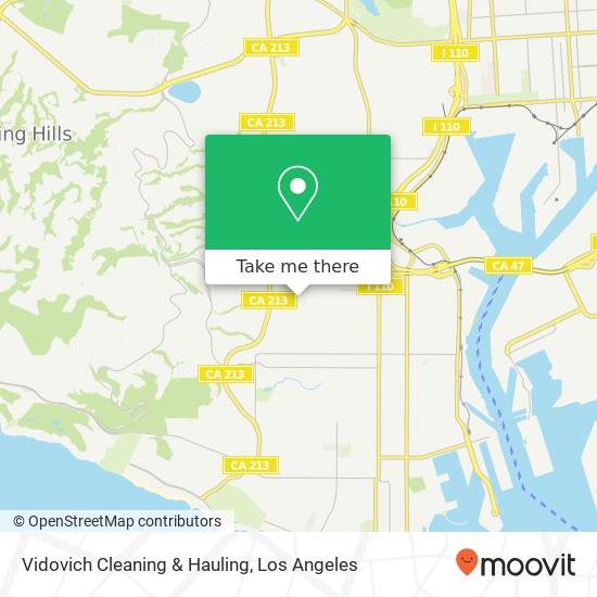 Vidovich Cleaning & Hauling map