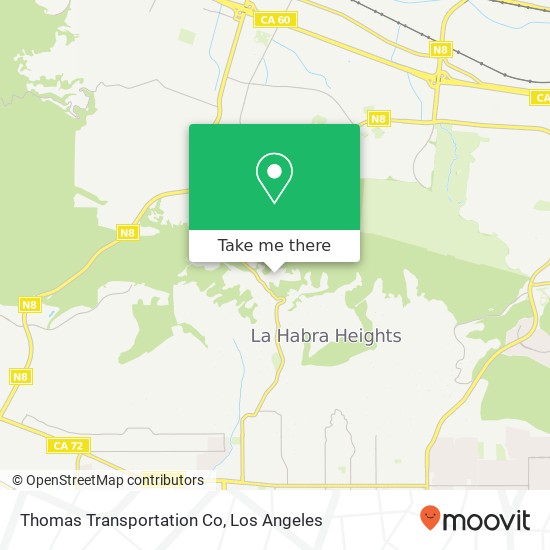 Thomas Transportation Co map