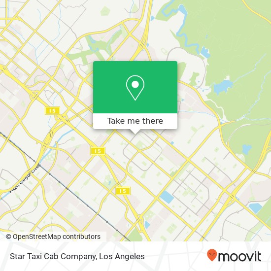 Star Taxi Cab Company map