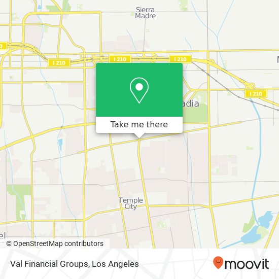 Val Financial Groups map