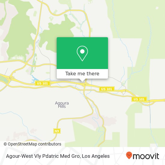 Mapa de Agour-West Vly Pdatric Med Gro