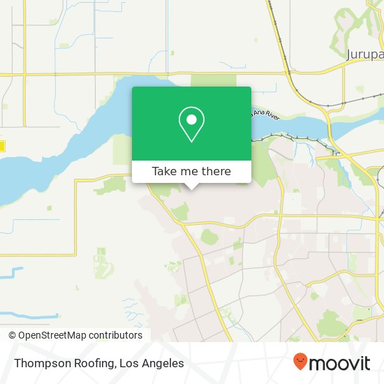 Thompson Roofing map