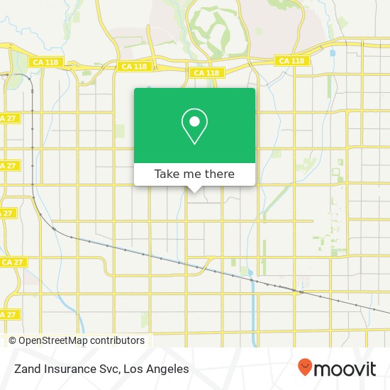 Zand Insurance Svc map