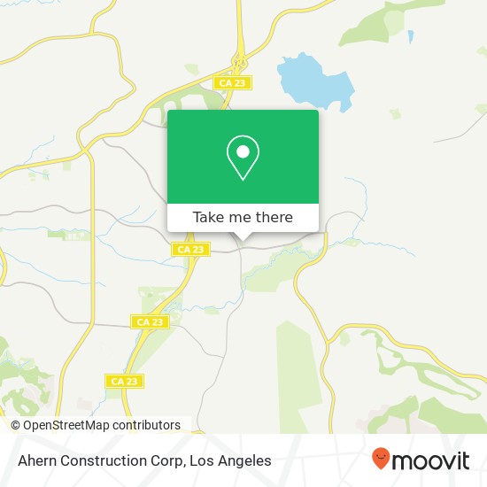 Ahern Construction Corp map