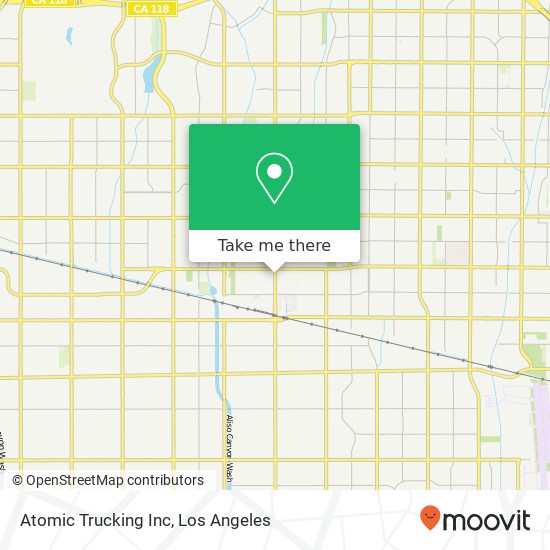 Atomic Trucking Inc map