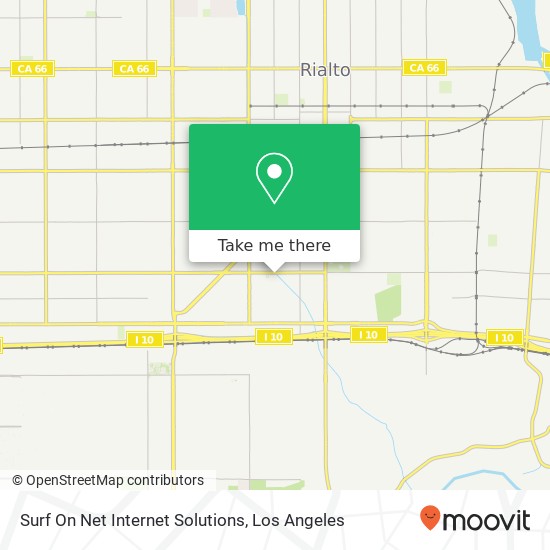 Mapa de Surf On Net Internet Solutions