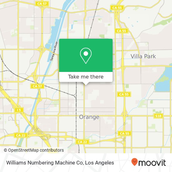 Williams Numbering Machine Co map