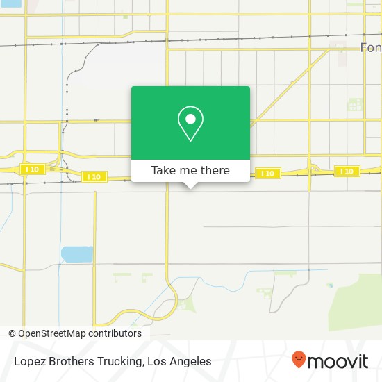 Lopez Brothers Trucking map