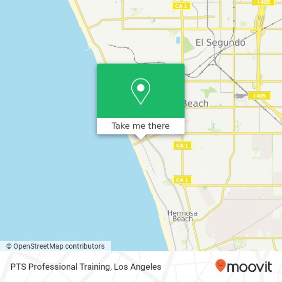 PTS Professional Training map