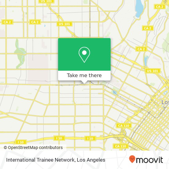 International Trainee Network map