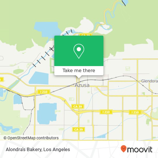 Alondra's Bakery map
