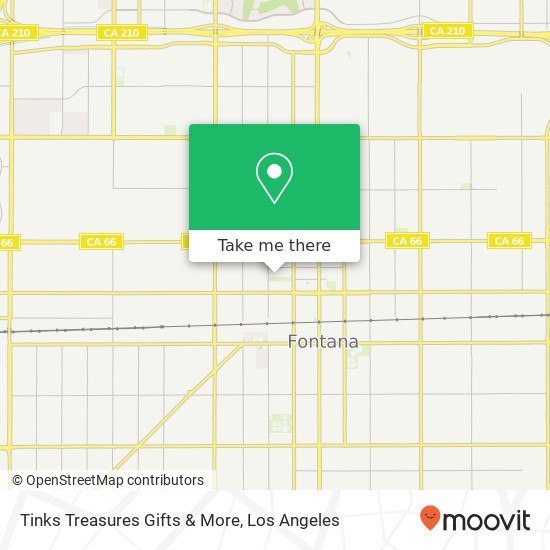 Tinks Treasures Gifts & More map