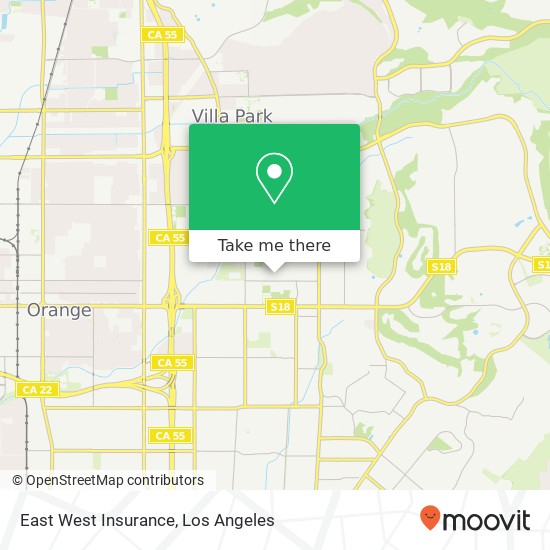 East West Insurance map