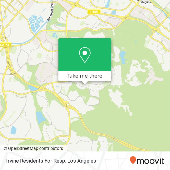 Irvine Residents For Resp map