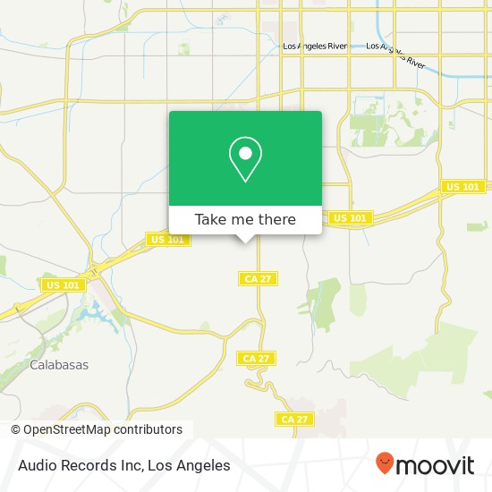 Audio Records Inc map