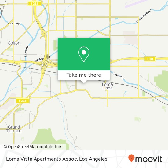 Loma Vista Apartments Assoc map
