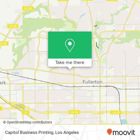 Capitol Business Printing map