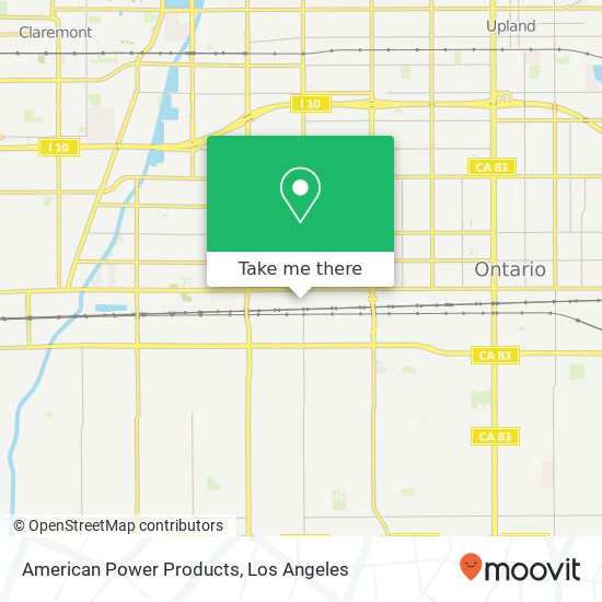 American Power Products map