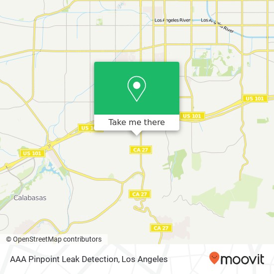 AAA Pinpoint Leak Detection map