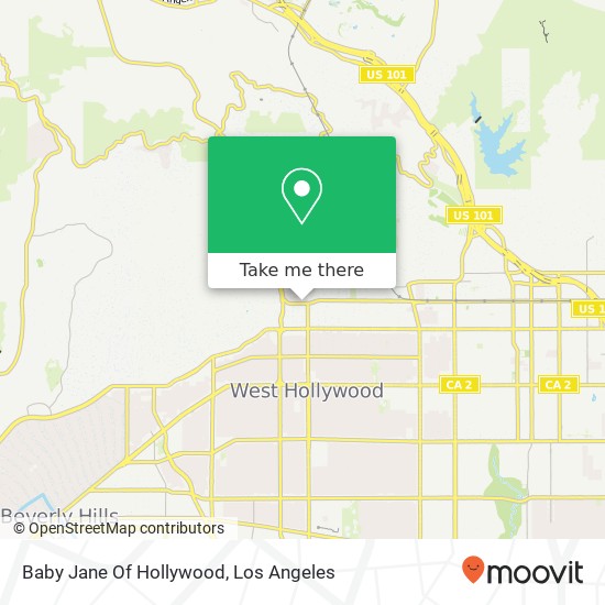 Baby Jane Of Hollywood map