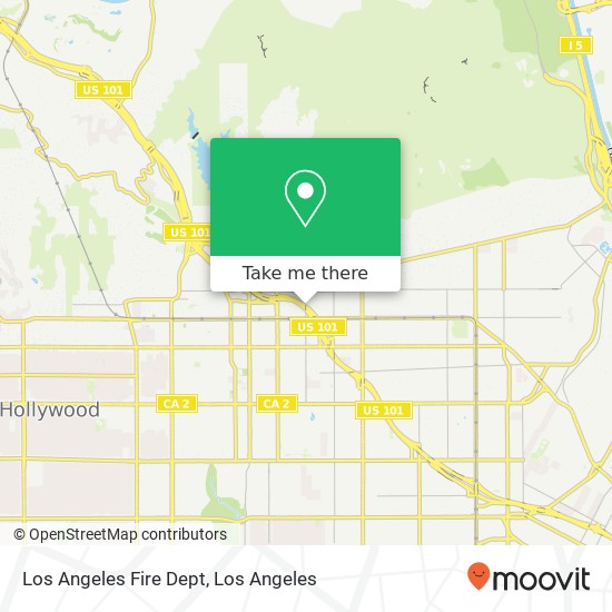 Mapa de Los Angeles Fire Dept