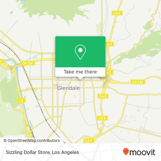 Mapa de Sizzling Dollar Store
