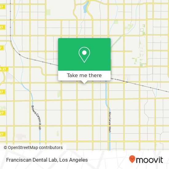 Franciscan Dental Lab map