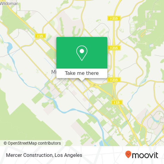 Mapa de Mercer Construction