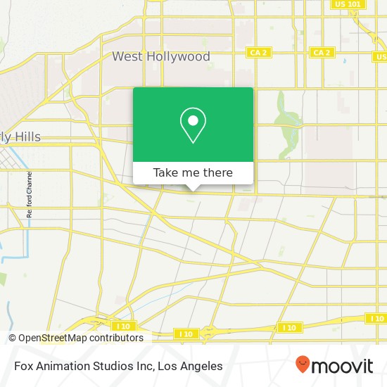 Fox Animation Studios Inc map