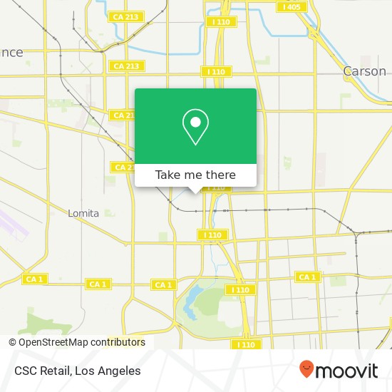 CSC Retail map