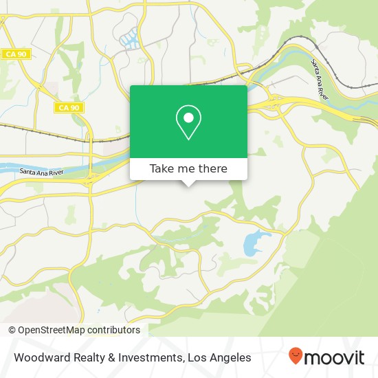 Woodward Realty & Investments map