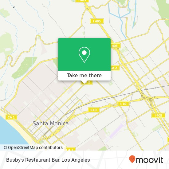 Mapa de Busby's Restaurant Bar