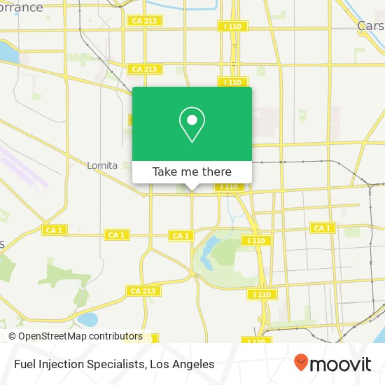 Fuel Injection Specialists map