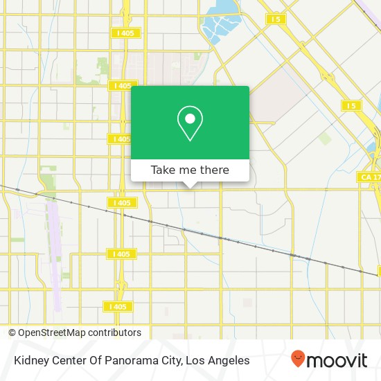 Kidney Center Of Panorama City map