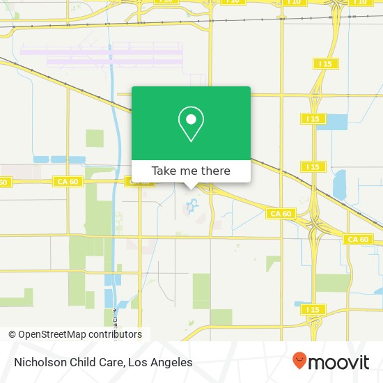 Nicholson Child Care map