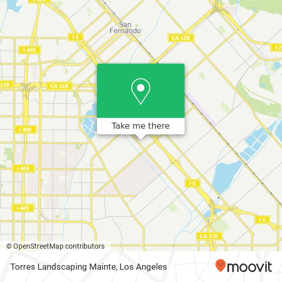 Torres Landscaping Mainte map
