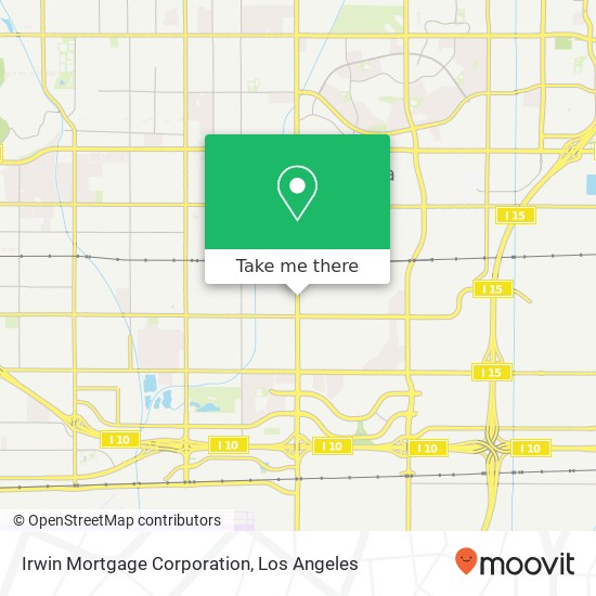 Irwin Mortgage Corporation map