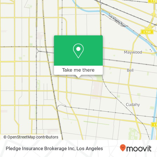 Pledge Insurance Brokerage Inc map