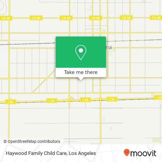 Haywood Family Child Care map