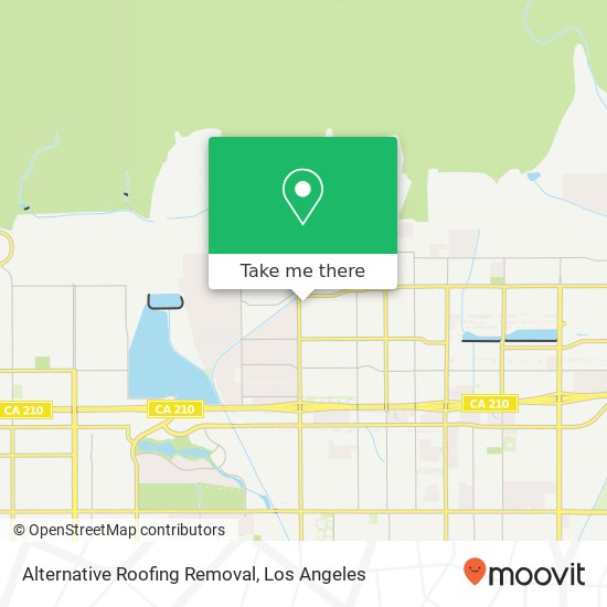 Mapa de Alternative Roofing Removal