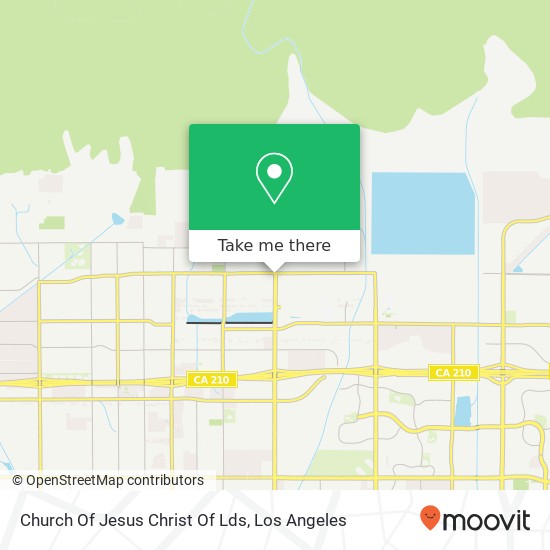 Mapa de Church Of Jesus Christ Of Lds